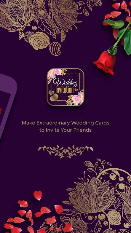 Wedding card maker app