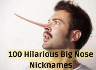 hilarous nicknames big nose