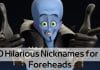 nicknames for foreheads people
