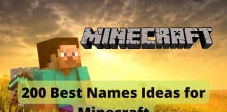 names for minecraft