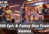 Epic & Funny Duo Team Names