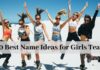 Name Ideas for Girls Teams