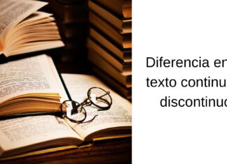 Diferencia entre texto continuo y discontinuo