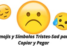 Emojis y Símbolos Tristes-Sad para Copiar y Pegar