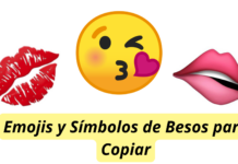 Emojis y Símbolos de Besos para Copiar