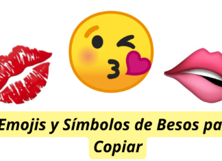 Emojis y Símbolos de Besos para Copiar