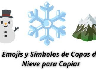 Emojis y Símbolos de Copos de Nieve para Copiar