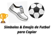 Símbolos & Emojis de Futbol para Copiar
