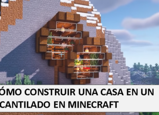 Cómo construir una casa en un acantilado en Minecraft