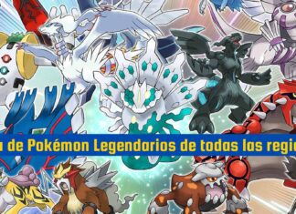 Lista de Pokémon Legendarios de todas las regiones